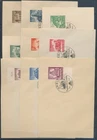 XE61913 Germany 1941 Reich monuments FDC's used