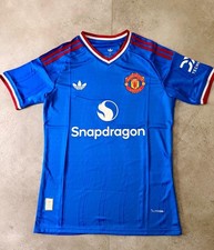 Image of adidas Manchester United Away 26/27 Shirt Blue Adult
