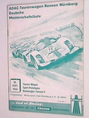 ADAC-Tourenwagen-Rennen Nürnberg - Deutsche Meisterschaftsläufe 18. Sept. 1966