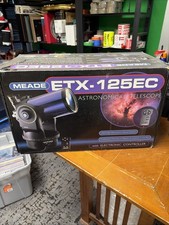 MEADE ETX-125EC ASTRONOMICAL TELESCOPE WITH BOX UNTESTED AS IS NEVER USED