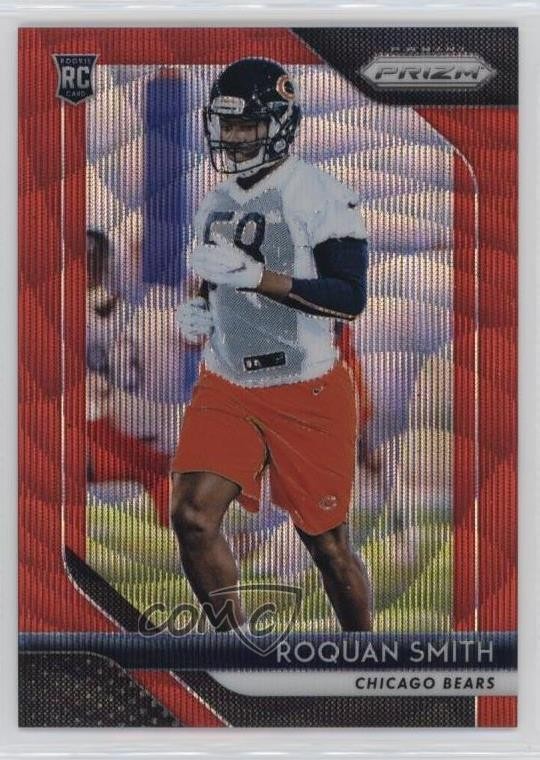 2018 Panini Prizm Rookie Red Wave Prizm 21/149 Roquan Smith #242 Rookie RC 4f5