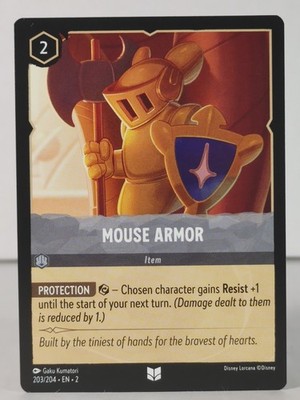 Mouse Armor -  Rise of the Floodborn - LORCANA - 203/204 singles
