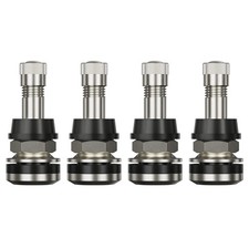 Ckauto 4 Pieces Tr416 High Performance Metal Valve Stems 4pcs Silver