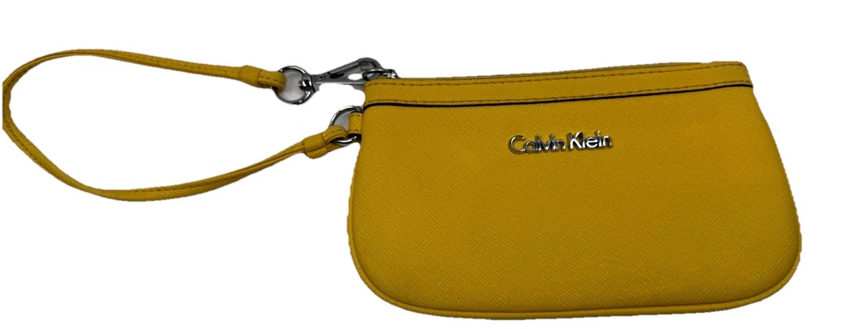 Calvin Klein Leather Exterior Yellow Bags & Handbags for Women for 