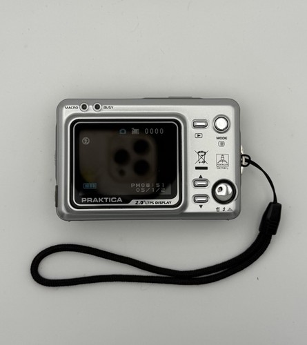 Cámara digital compacta Praxis DC Slim 5 5,0 MP plateada - probada - Imagen 5 de 6