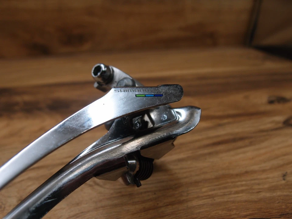 1987 front derailleur Shimano 600 FD-6400  VIA Japan 28.6 mm bottom pull - Image 3 of 4