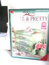 Donna Dewberry Decorative Tole Painting Box One Stroke Painting.