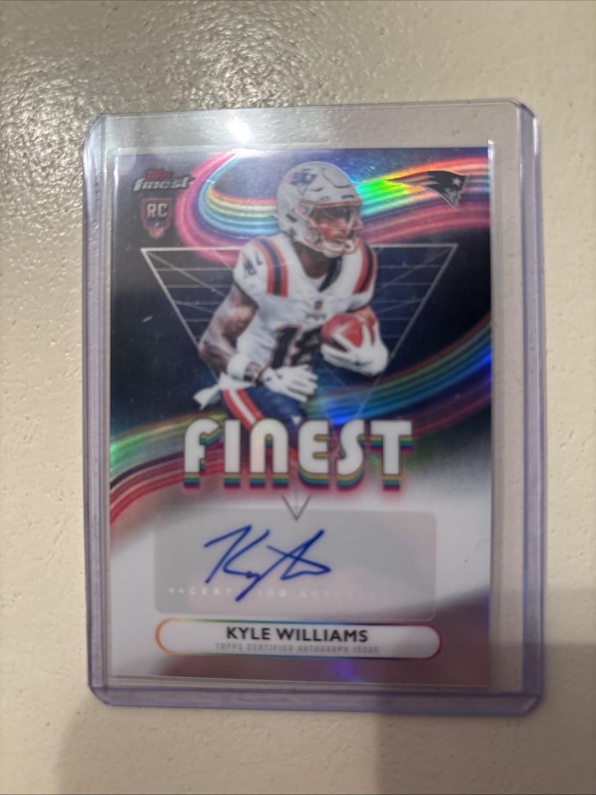 2025 Topps Finest Kyle Williams Rookie Auto Finest Autograph