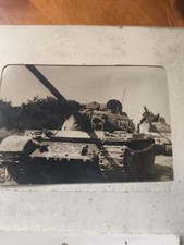 Vintage Military Photo   Soviet T-54/T-55 Tank No. 404, Cold War Era
