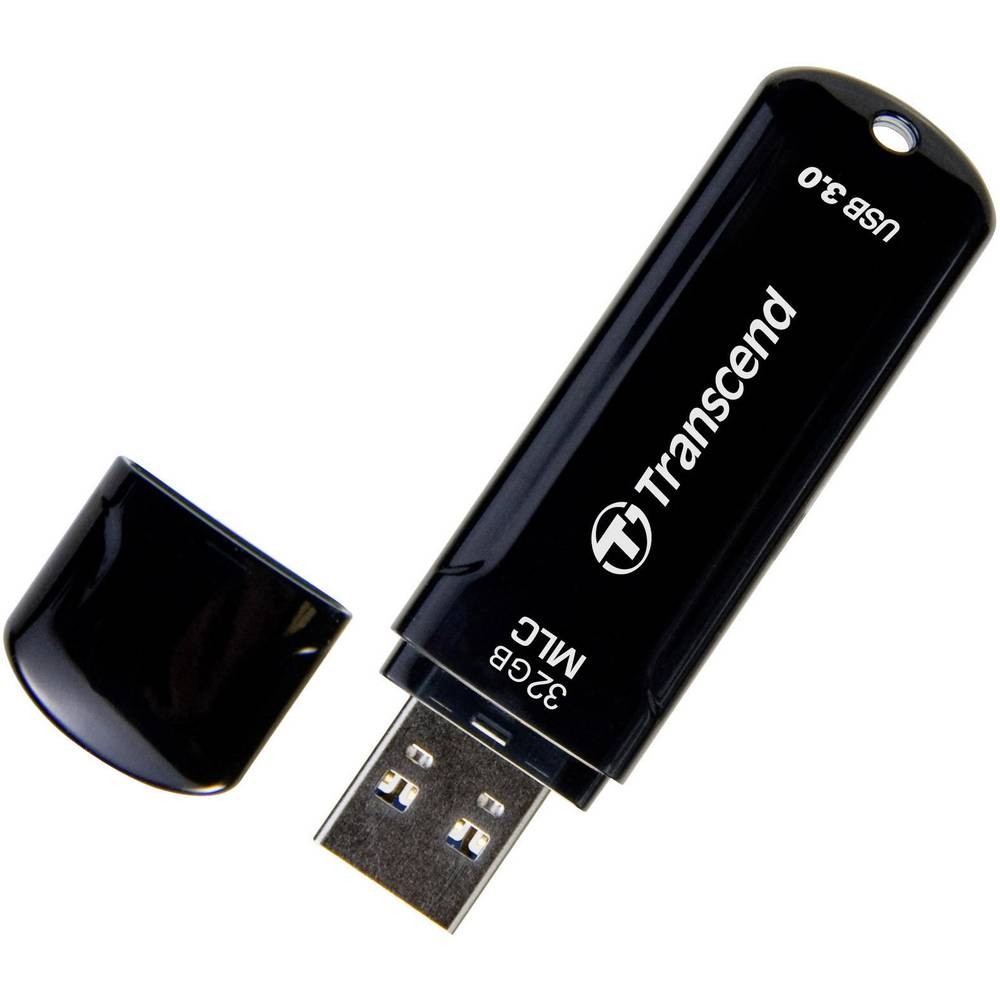Clé USB 32 GB Transcend JetFlash 750K noir USB 3.1 pour PC et Mac