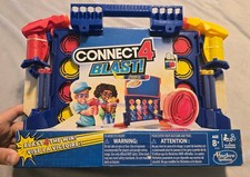 Hasbro Connect 4 Blast! Game Nerf Powered Blasters and Darts New with Box Scrape