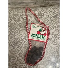 Vintage Amscan Naughty Stocking Coal Gag Gift Christmas White Elephant No 34936