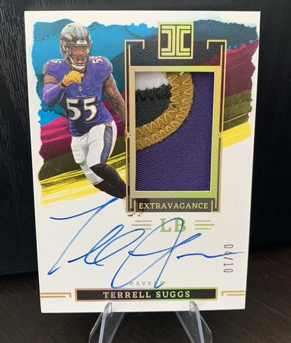 2023 Impeccable Extravagance Terrell Suggs Patch Auto /10 Ravens