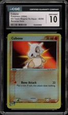 Pokemon Cubone EX Team Magma Vs Team Aqua Reverse Holo #40 CGC 10 Gem Mint on eBay