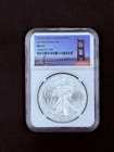 2014 S Silver Eagle NGC MS 69 Struck at San Francisco Mint Golden Gate Bridge