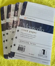 Franklin Planner Monticello Lined Pages (vintage)