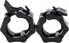 Barbell Clamps 2 inch, Heavy Duty Exercise Collars 2" Quick Release Pair of L...