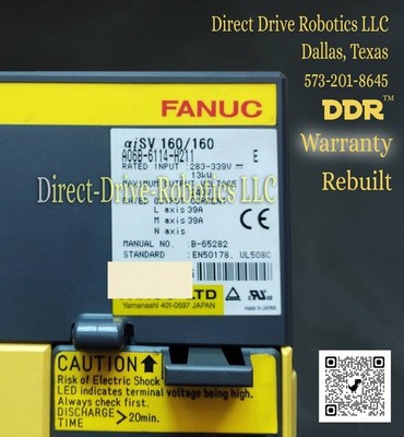 **12mo Warranty**Same Day Shipping Avail.**REBUILT** Fanuc A06B-6114-H211