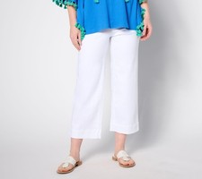 Belle by Kim Gravel Women's Plus Sz Pants 22 Regular TripleLuxe White A634773