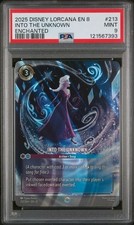 Into the Unknown 213 PSA 9 Enchanted Elsa Disney Lorcana Graded Slab English