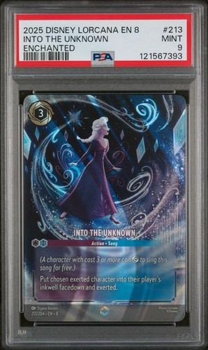 Into the Unknown graded PSA 9 for sale on eBay