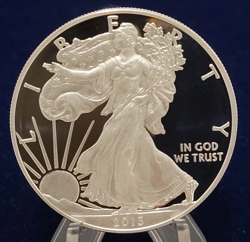 2013‑W American Silver Eagle Proof • 1 oz .999 Fine Silver (No Box/COA)