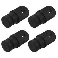 4 Pcs Marine Pipe End Plug Accessories Bimini Top Cap Frame Ends