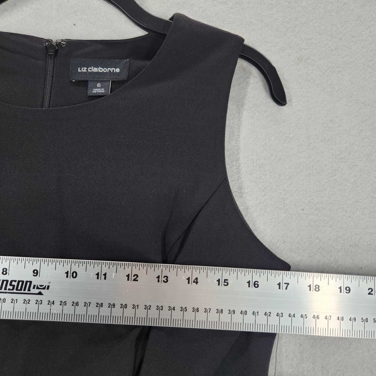 New Liz Claiborne Women Sleeveless Fit & Flare Dress Size 6 Black White |  eBay