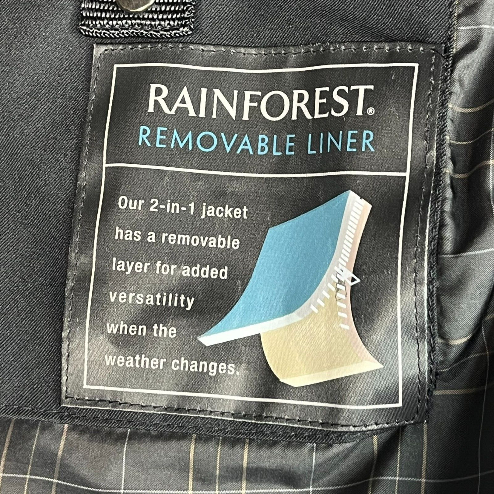 Rainforest Membrane System Jacket 2 in 1 Coat Men… - image 8