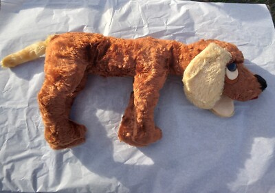 Rare 1950s Vintage Bantam Morgan? Stuffed Animal Floppy Dog Plush Toy  Squeaks