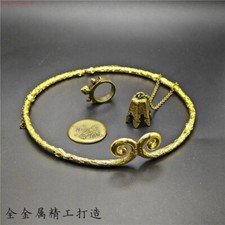 Black Myth Wukong Golden Hoop Props Headwear 1: 1 Wearable Metal Bell Ring Badge