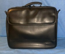 Targus Black Faux Leather Computer Bag Briefcase