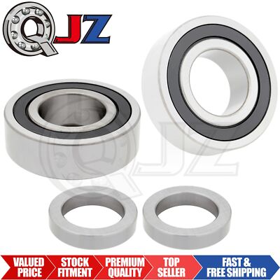 [2-Pack] RW207CCRA REAR Hub Bearing w/ Lock Collar for 1975-1980 Mercury Monarch