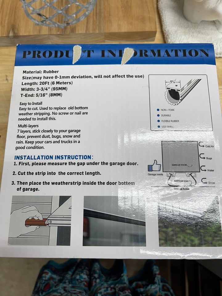 CloudBuyer Garage door Seal 29 Foot rubber eBay