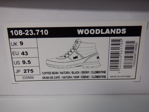 Uomo Helly Hansen 108-23. Stivali marroni 710 Woodlands taglia 9,5 - Foto 13 di 13