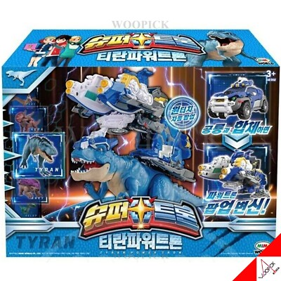 Supertron 2023 Tyran Power Tron Tyranno Dinosaur  SUV Car Transforming Robot