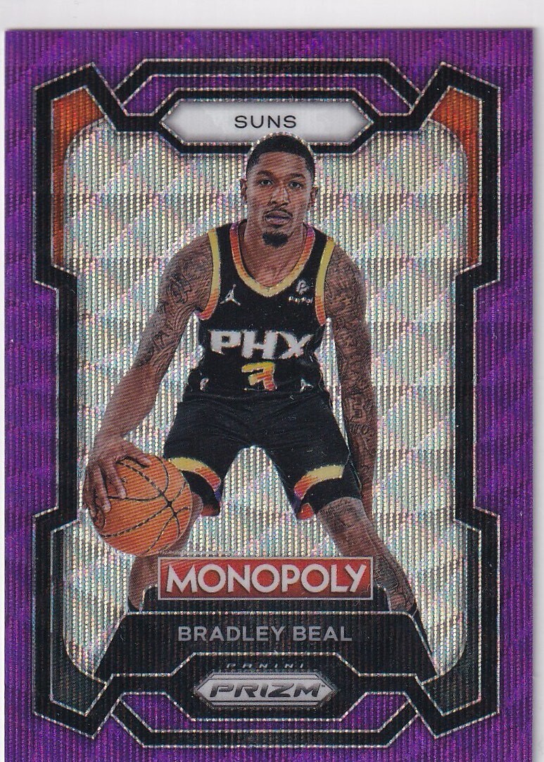Panini Prizm 2023-24 Prizm Monopoly NBA No. 71 Bradley Beal Purple