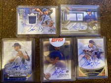 5 Steven Matz Autograph Cards, Relics Numbered, Great Condition.  Wow.