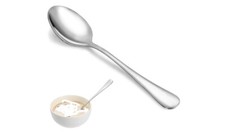 16 Piece Table Spoons Set 18/10 Stainless Steel Dinner Tablespoons Soup Flatware