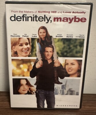 Definitely, Maybe (DVD, 2008, WideScreen) NEW Ryan Reynolds Rachel