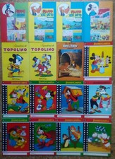 TOPOLINO LOTTO 16 QUADERNI PIGNA NUOVI SERIE 1 9 COMPLETA RED & TOBY WALT DISNEY
