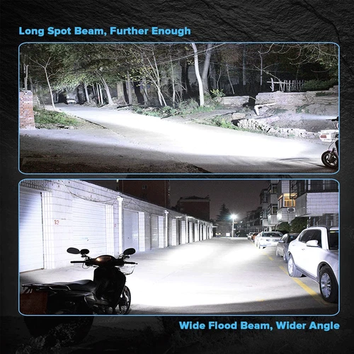 Pair 6Inch 240W LED Light Bar Car Combo Pods Fog Lamp Offroad for Jeep Truck 4WD - Foto 11 di 19