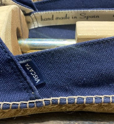Viscata Barcelona Navy Espadrille Shoes Handmade In Spain 