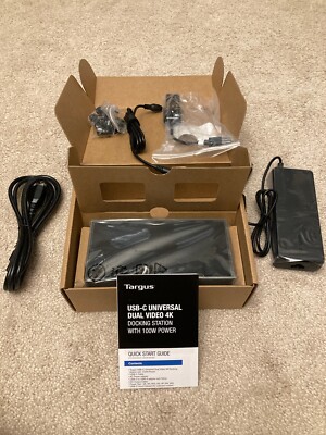 Targus Docking Station DOCK190USZ USB-C Universal DV4K - Black