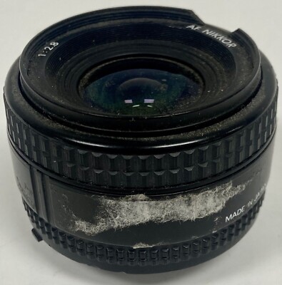 Nikon AF NIKKOR 28mm 1:2.8 Camera Lens for Parts AS IS | eBay