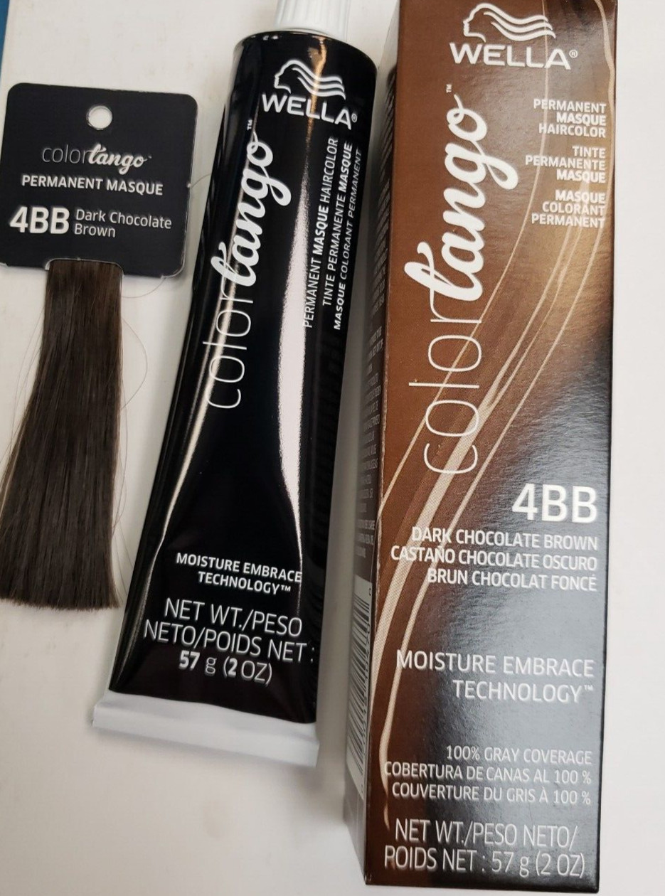 Wella Color Tango 4BB - Dark Chocolate Brown, 2 oz