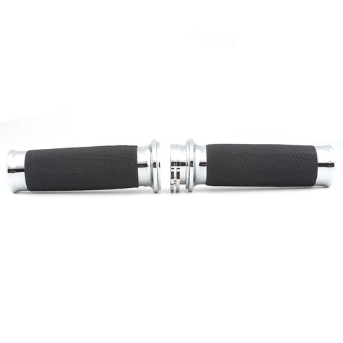 Hand Grips 1" Motorcycle Handlebar Grips Cable Throttle Fit for Harley Davidson - Picture 5 of 15