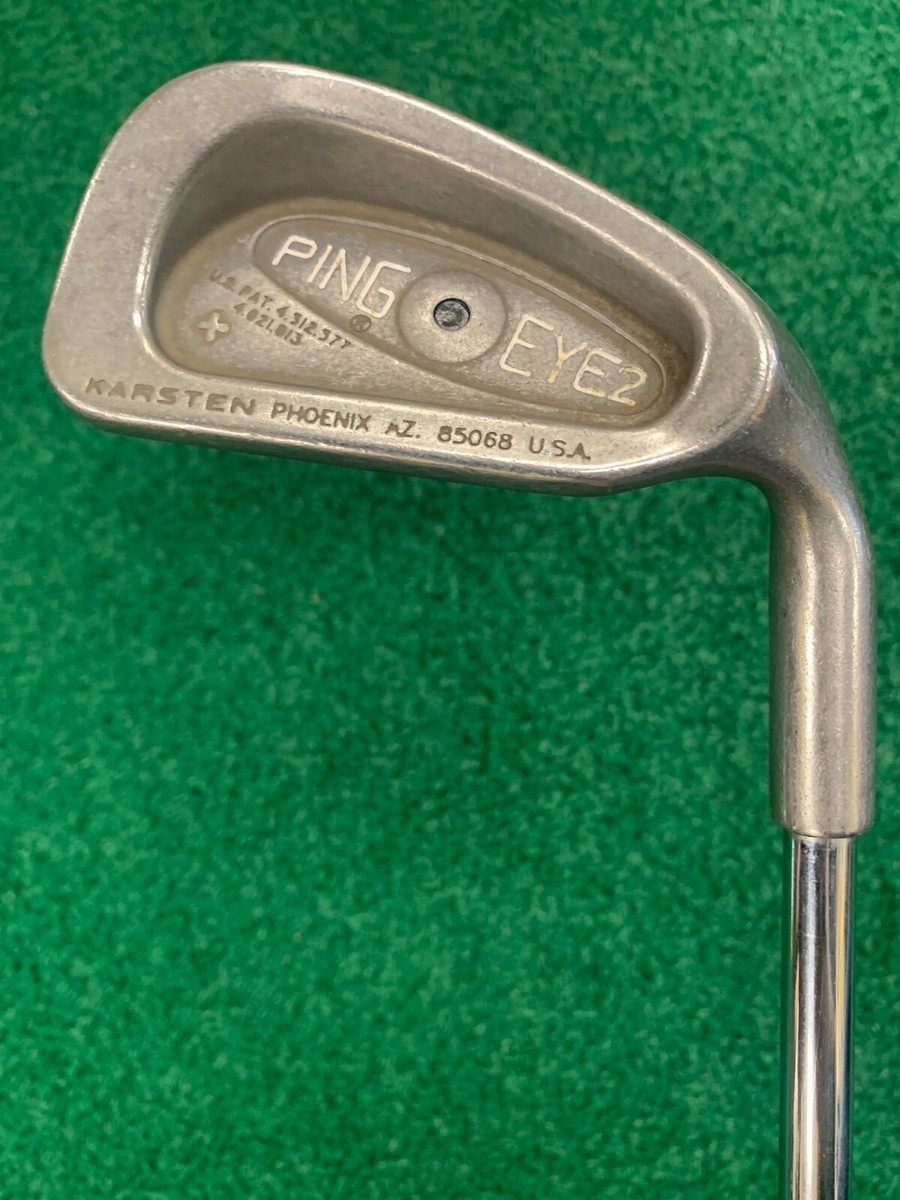 PING - 中古 PING eye2（１〜２・４〜９アイアン） Ping Eye 2 Single 5 Iron Black Dot Stiff Steel Mens RH 38.5