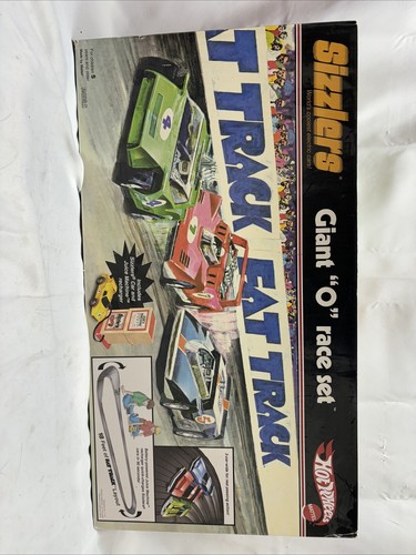 Car Track Set | Hot Wheels Sizzlers Giant O Fat Track Race Set From 2006 New In Box Old Stock 2