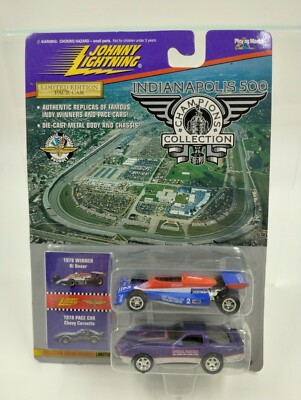 Johnny Lightning Indianapolis 500 Al Unser & 1978 Chey Corvette Pace Car